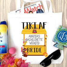 Load image into Gallery viewer, Tiki Bar Personalized Tote Bag