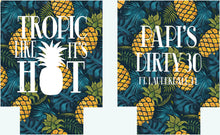 Load image into Gallery viewer, Pineapple Party Huggers. Tropical Bachelorette or Birthday Favors.Custom Pineapple Huggers. Charleston, Miami, Cabo, Hawaii! Girls Weekend!