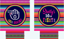 Load image into Gallery viewer, Fiesta Birthday Party Huggers. Fiesta 21 30 40 50 favors!Birthday Fiesta Party Favors. Fiesta Birthday Party Favors! Dirty 30 Fiesta!