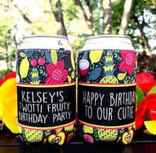 Load image into Gallery viewer, Tropical Party Huggers. Tropical Wedding or Bachelorette Party Favors. Girl's Weekend Family Vacation Beach Favors.Beach Birthday