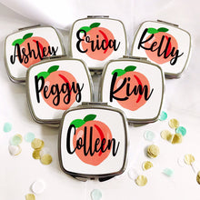 Load image into Gallery viewer, Personalized Make up bag. Great Summer Bachelorette or Girls Weekend Favors. Make up bag Summer Party Favors! Summer Party Gifts!