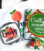 Load image into Gallery viewer, Peach Hangover Bags. Personalized Savannah Oh Shit Kits! Atlanta Mini Tote Bag. EMPTY Savannah Bachelorette Bag. Georgia Recovery bags