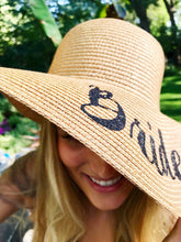 Load image into Gallery viewer, Bride Beach Floppy Hat
