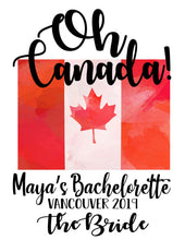 Load image into Gallery viewer, Canada Personalized Tote Bag