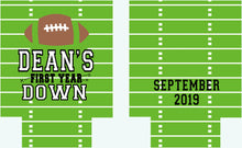 Load image into Gallery viewer, Football Huggers. Bachelor Party favors. Personalized Football Birthday Party. Custom Football Party Favors. Boys Birthday Party Favors.