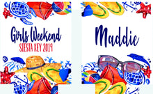 Load image into Gallery viewer, Beach Party Huggers. Tropical Wedding or Bachelorette Party Favors. Girl's Weekend Family Vacation Beach Favors.