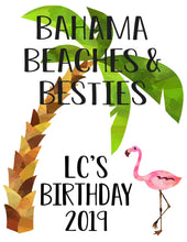 Load image into Gallery viewer, Large Palm Tree Beach Tote Bag