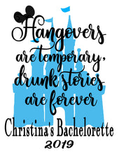 Load image into Gallery viewer, Princess Party Tote bag. Princess Party Favors! Orlando Bachelorette or Girls Weekend Tote Bag. Custom Princess Birthday Party Tote Bag.