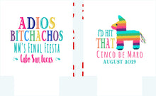 Load image into Gallery viewer, Fiesta piñata Party Huggers. Cabo, Cancun Bachelorette. Mexican Vacation Favors. Fiesta Birthday Party Favors! Bachelorette Final fiesta!