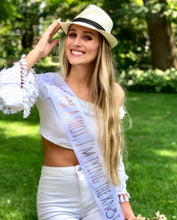 Load image into Gallery viewer, Bride Shot 4" Satin Sash