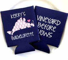 Load image into Gallery viewer, Nantucket or Martha's Vineyard Party Huggers. Nantucket Bachelorette or Birthday Party Huggers. Martha's Vineyard Custom Party Favors!