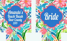 Load image into Gallery viewer, Floral Party Favors. Tropical Flowers Huggers. Custom Birthday or Bachelorette Party Favors.Girl's Weekend Favors.Charleston, Asheville