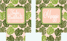 Load image into Gallery viewer, Palm Leaves Personalized Party Huggers