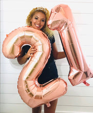 Load image into Gallery viewer, Giant 34" Number Balloons