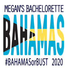 Load image into Gallery viewer, Bahamas Vacation Hangover Bags. Birthday or Girls weekend Oh Shit Kits! Bahamas Bachelorette bag.Custom Bahamas Trip Favor Bag. Recovery Bag