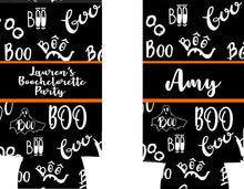 Load image into Gallery viewer, Halloween Party Slim Huggers. Personalized Halloween Party Favors. Halloween Bachelorette Party. Skinny Can Halloween. Halloween slim can!