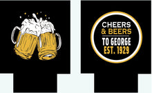 Load image into Gallery viewer, Beers and Cheers Party huggers. 21 30 40 50 Beer Birthday Favors! Bachelor Party Gifts. Cheers and Beers Party favors. Birthday Party favors