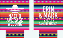 Load image into Gallery viewer, Fiesta White Sombrero Party Huggers. Fiesta Vacation Favors. Mexican Wedding Fiesta Party Favors. Fiesta Bachelorette/Birthday Party Favors