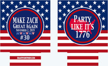 Load image into Gallery viewer, America Party Huggers. Red White and Blue Party. USA Birthday Party. Bachelor Party Huggers. America themed party favors.Fourth of July!