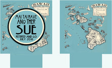 Load image into Gallery viewer, Hawaii Vacation Huggers. Luau Bachelorette or Birthday Huggers. Maui, Oahu, Kauai, Lanai Vacation Huggers. Hawaiian Wedding Shower Huggers!