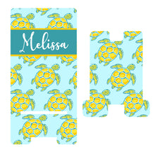 Load image into Gallery viewer, Sea turtle Cell Phone Stand. Cell Phone Stand, Beach Themed Gift. Turtle lover gift! Teacher, co worker gift! Custom Beach gift!