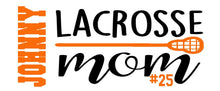 Load image into Gallery viewer, Lacrosse Mom Personalized Make Up Bag