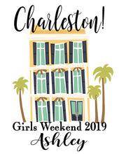 Load image into Gallery viewer, Beach House Personalized Tote Bag