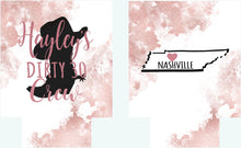 Load image into Gallery viewer, Rose Gold Party Huggers. Rose Gold Birthday or Bachelorette Huggers. Personalized Rose Gold Birthday. Rose Gold Party Favors!