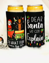 Load image into Gallery viewer, Sleigh Ride Party Huggers. Christmas Bachelorette Favors. Personalized Christmas Party favors. Christmas Party Favors! Friendsmas favors.