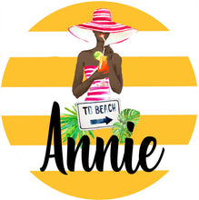 Load image into Gallery viewer, Beach Girl Mouse Pad