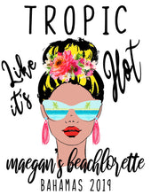 Load image into Gallery viewer, Tropical Girl Tote Bag