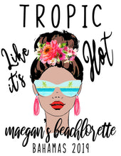 Load image into Gallery viewer, Tropical Girl Tote Bag