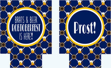 Load image into Gallery viewer, Octoberfest Party Favors. Personalized OctoBeerfest Favors. Custom Oktoberfest Coolies. Birthday Beer Party Favors! Octoberfest party!