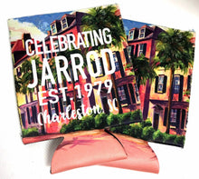 Load image into Gallery viewer, Charleston Huggers. Personalized Charleston Bachelorette Favors. Charleston Birthday Party Favors. Charleston Wedding Party Gifts.