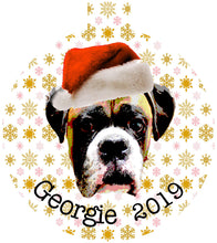 Load image into Gallery viewer, Boxer Personalized Ornament