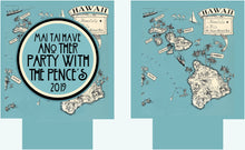 Load image into Gallery viewer, Hawaii Vacation Huggers. Luau Bachelorette or Birthday Huggers. Maui, Oahu, Kauai, Lanai Vacation Huggers. Hawaiian Wedding Shower Huggers!