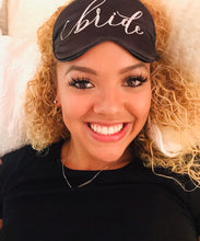 Load image into Gallery viewer, Bride Glitter Sleep Mask