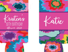 Load image into Gallery viewer, Fiesta Bachelorette Party Huggers. Mexican Party Favors. Slim Can Fiesta Birthday Party Favors! Down to Fiesta! Slim Can Bachelorette!