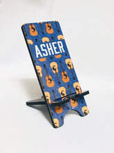 Load image into Gallery viewer, Guitar Cell Phone Stand. Personalized Gift for the Guitar Lover. Custom Guitar gift! Guitar themed present.