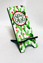 Load image into Gallery viewer, Cactus Watercolor Phone Stand