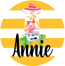 Load image into Gallery viewer, Beach Girl Mouse Pad