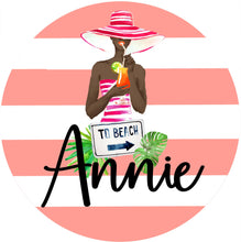 Load image into Gallery viewer, Beach Girl Mouse Pad