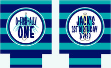 Load image into Gallery viewer, Fishing Party Drink Huggers. Fishing Party Drink Insulators! Fly Fishing Birthday Party Favors. Fishing Bachelor Party Favors!