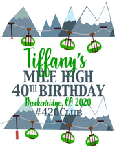 Load image into Gallery viewer, Ski Party Tote Bag