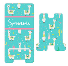 Load image into Gallery viewer, Llama Blue Phone Stand