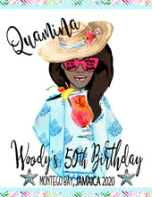 Load image into Gallery viewer, Beach Girl Personalized Tote Bag