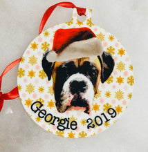 Load image into Gallery viewer, Boxer Personalized Ornament