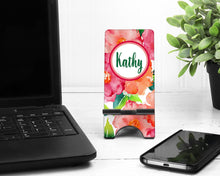 Load image into Gallery viewer, Floral Cell Phone Stand