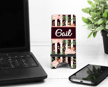 Load image into Gallery viewer, Floral Stripe Phone Stand