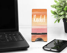 Load image into Gallery viewer, Gold, Rose Gold, Ombre Lines Phone Stand